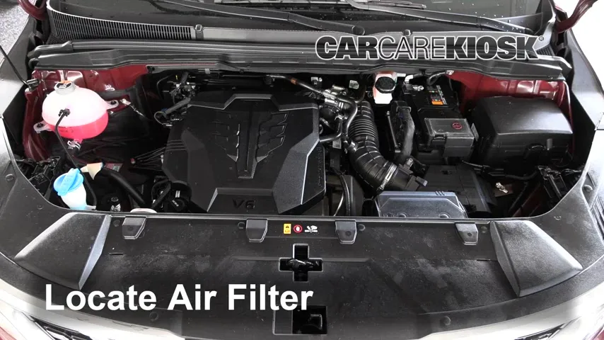2022 Kia Carnival SX 3.5L V6 Filtre à air (moteur) Changement